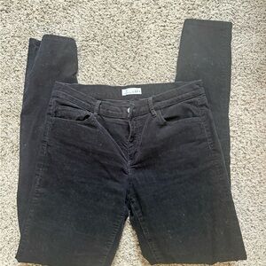 LOFT Black Corduroy Skinny Pants